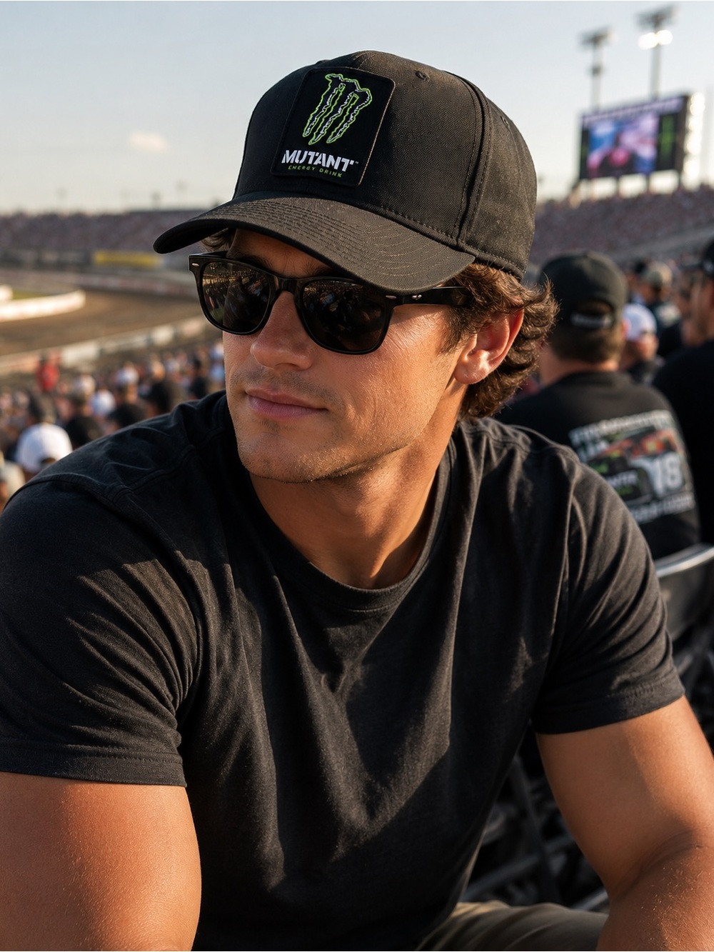 Monster Energy Mutant Black OTTO Snapback Hat O/S